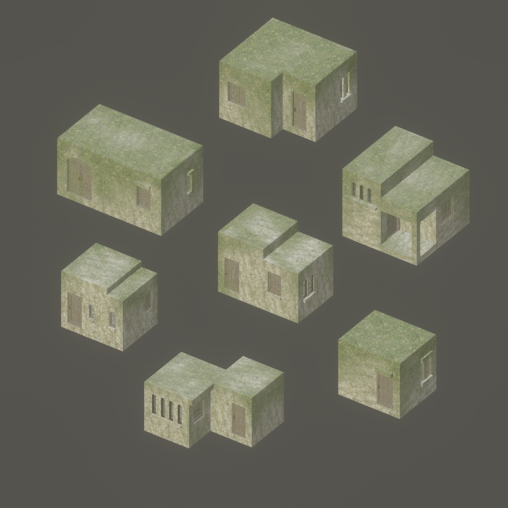 3Dモデル「廃れた世界の資材セット7」