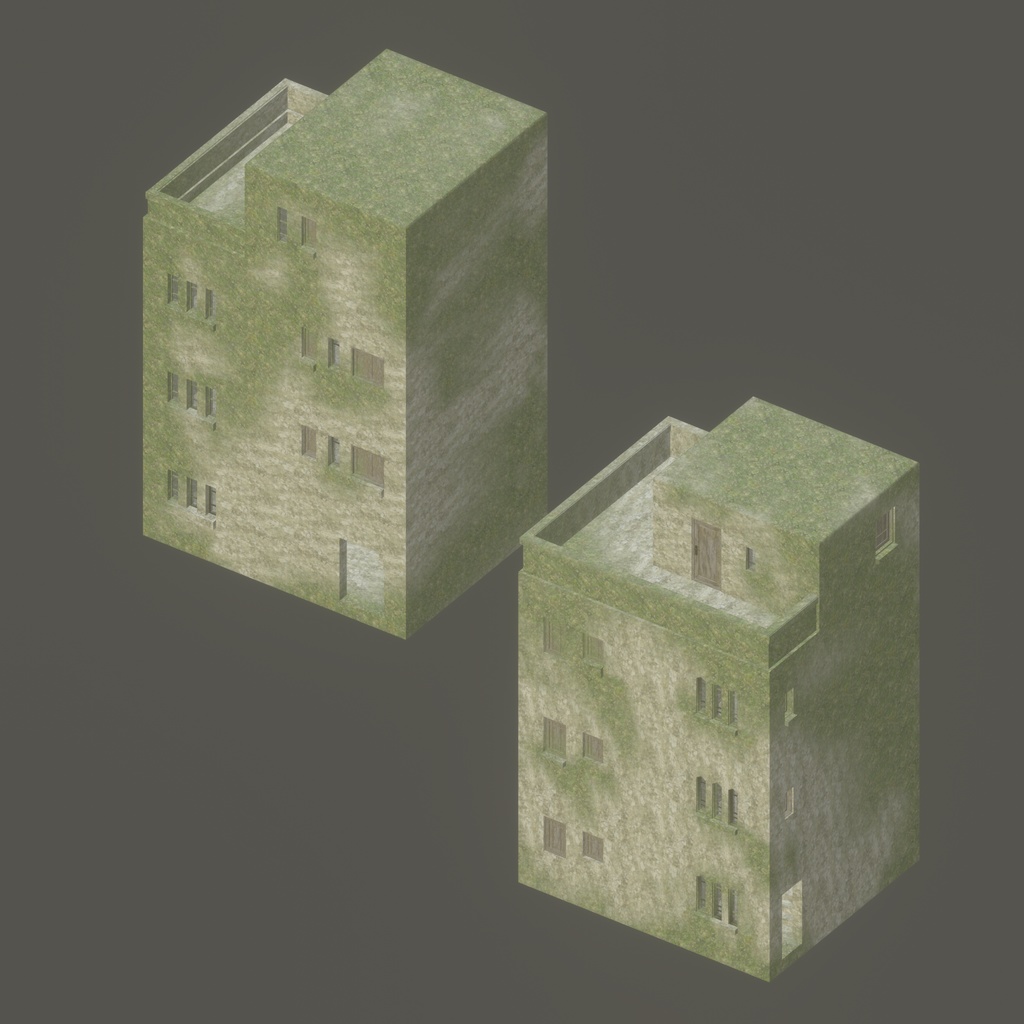 3Dモデル「廃れた世界の資材セット7」