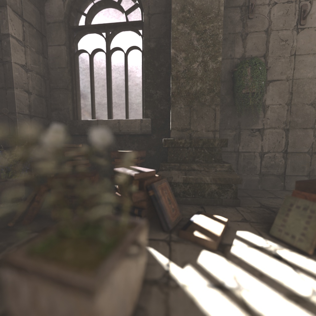 3Dモデル「薄汚れた鉢植えセット0」