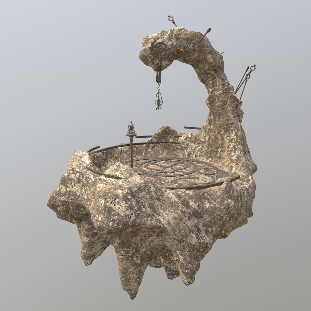 3Dモデル「廃れた世界の資材セット8」