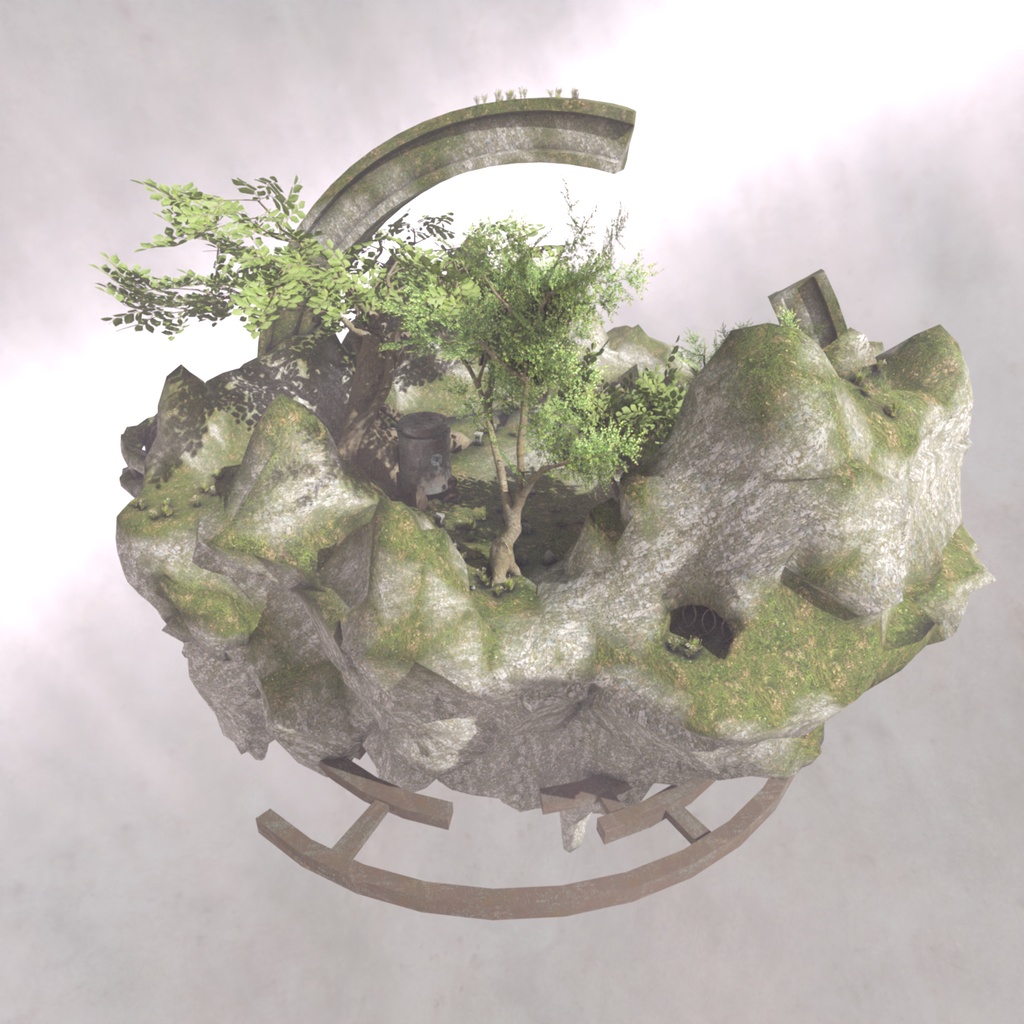 3Dモデル「箱庭13」