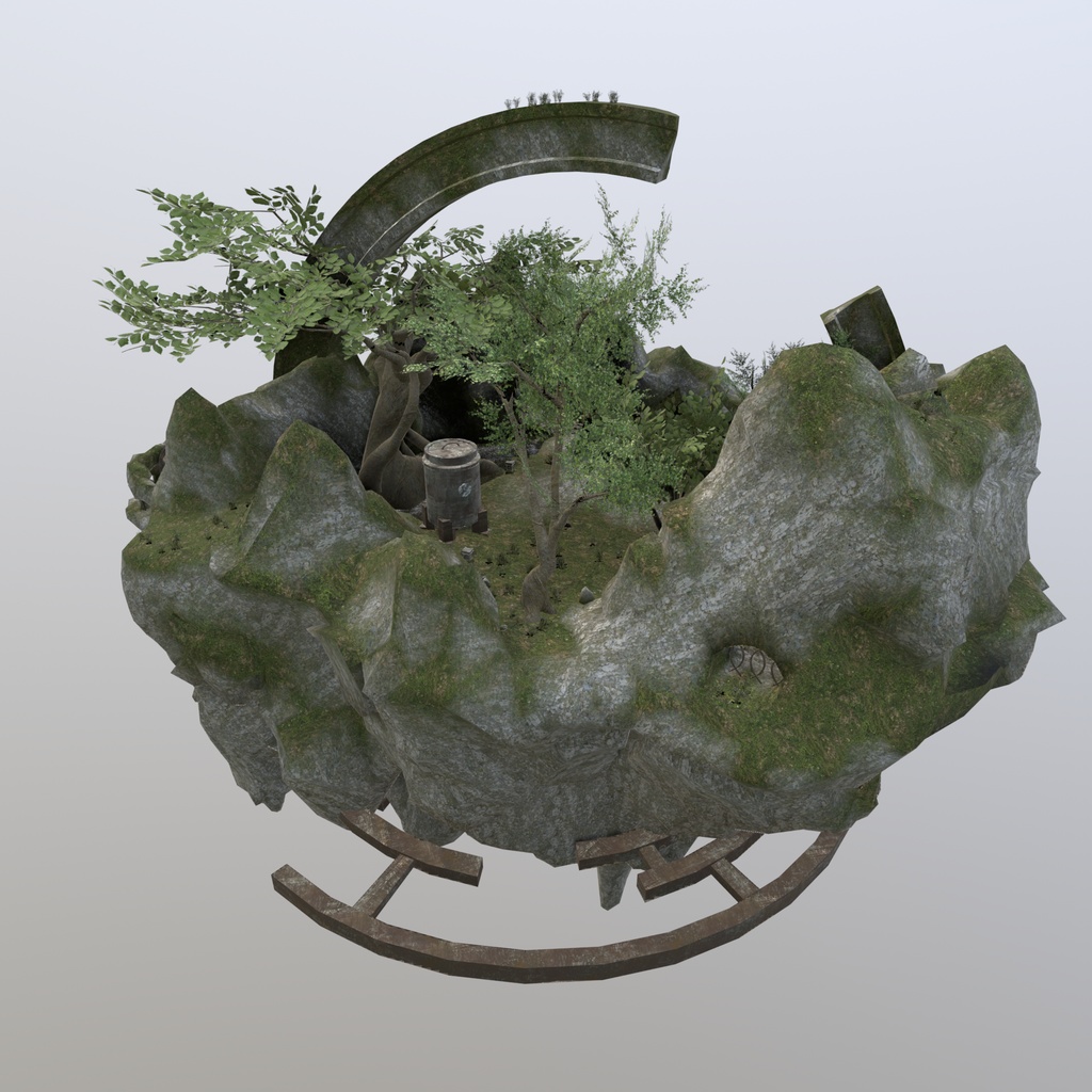 3Dモデル「箱庭13」