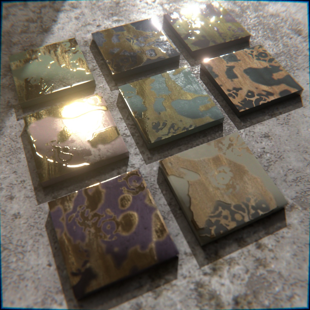 3Dモデル「不思議な石板0」