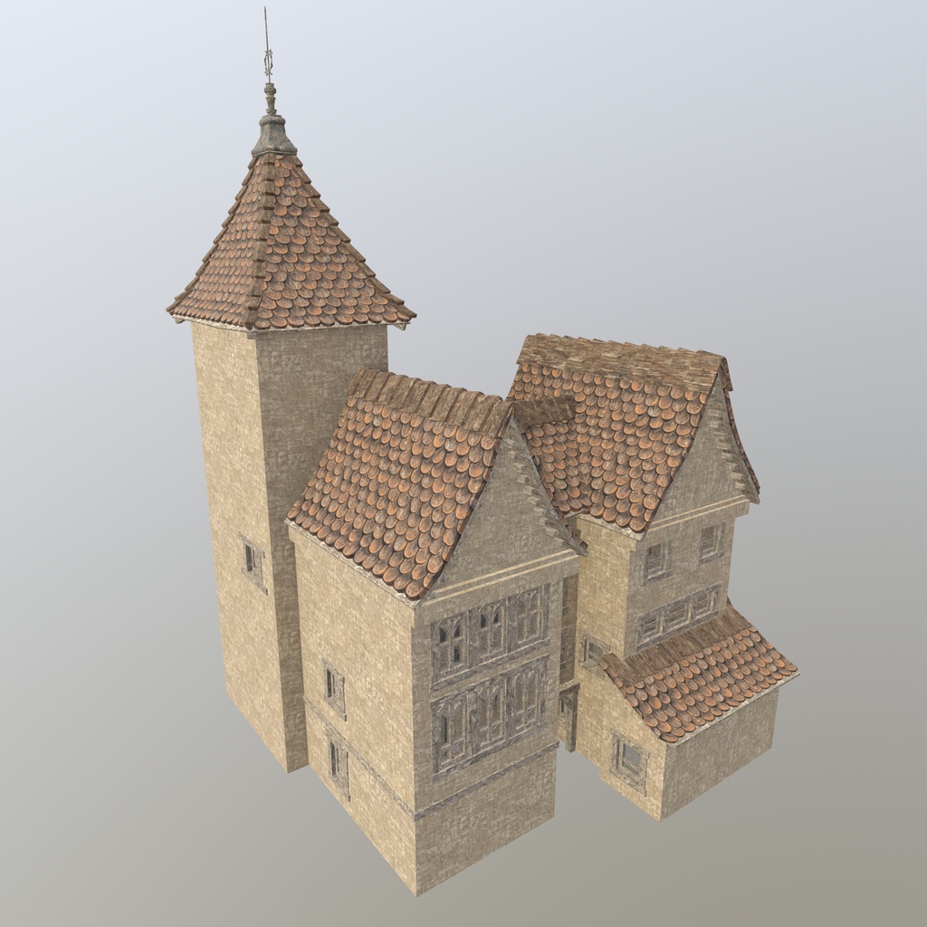 3Dモデル「建物0」