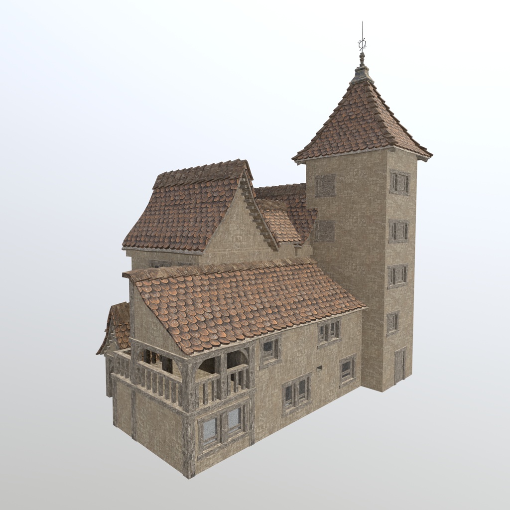 3Dモデル「建物0」