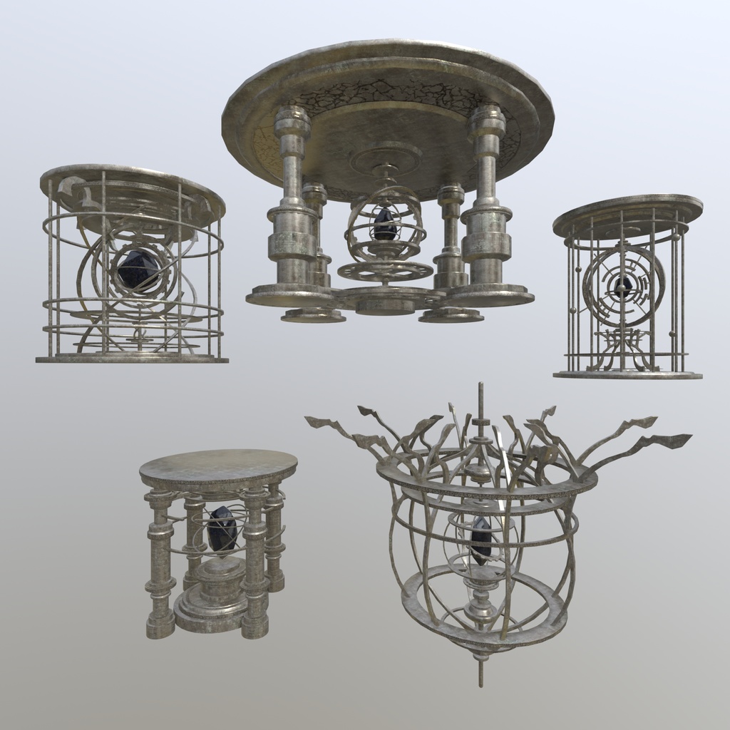 3Dモデル「廃れた世界の資材セット9」