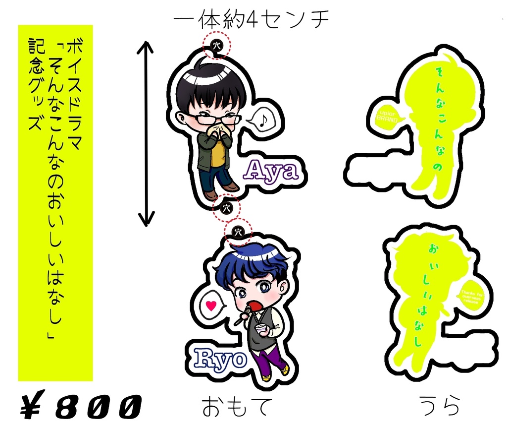 記念連結アクキー