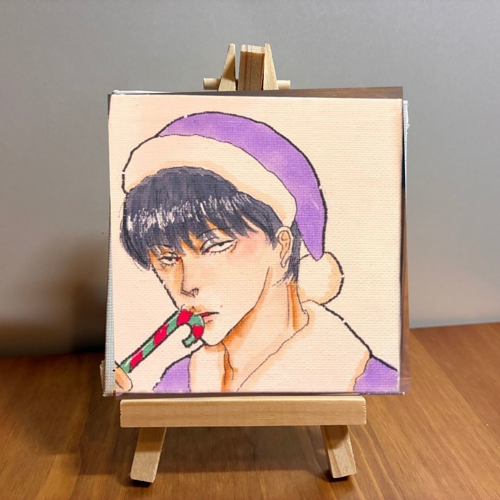 クリスマスいつメンミニキャンバス
