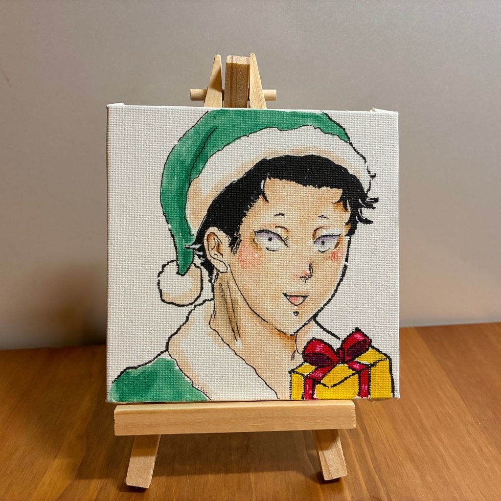 クリスマスいつメンミニキャンバス