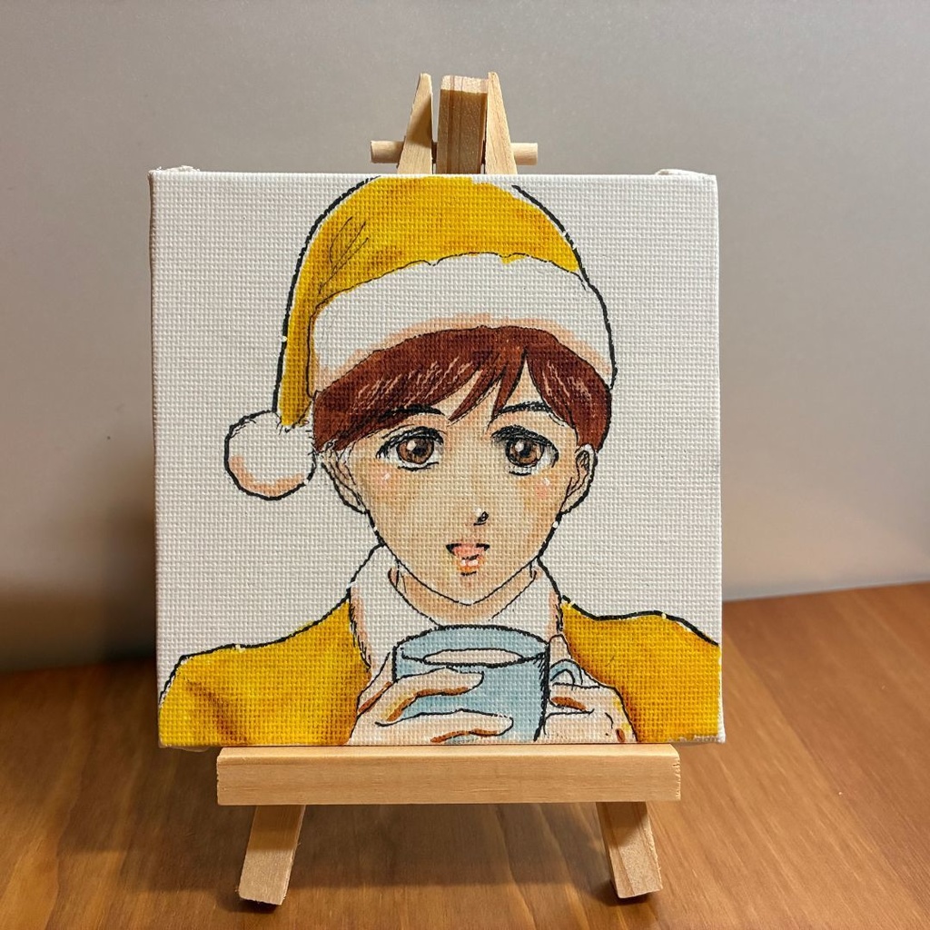 クリスマスいつメンミニキャンバス