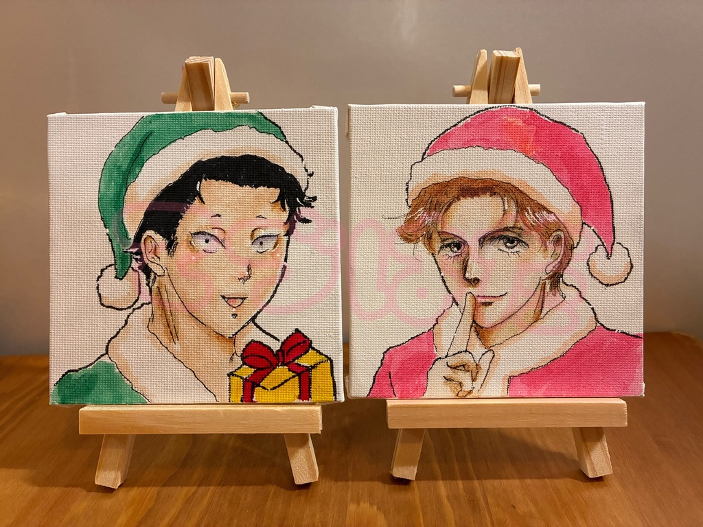 いつメンサンタキャンバス【てづはだ】