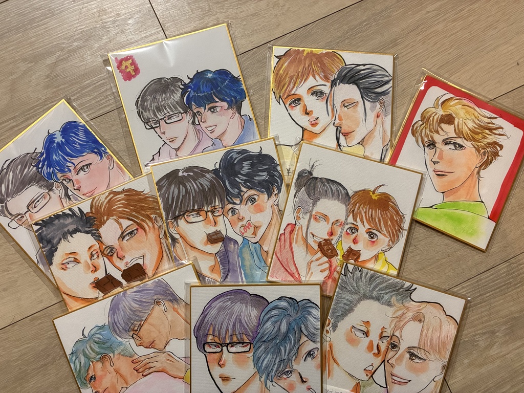 原画ミニ色紙