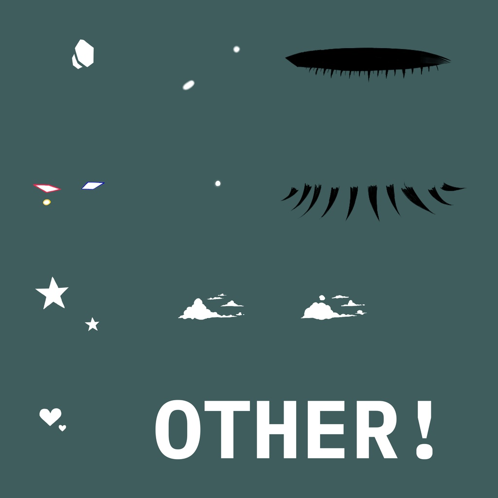 Digital Product // Free Vroid eyes // Rainbow colors // Eye texture // Cute theme // 無料 アイズ