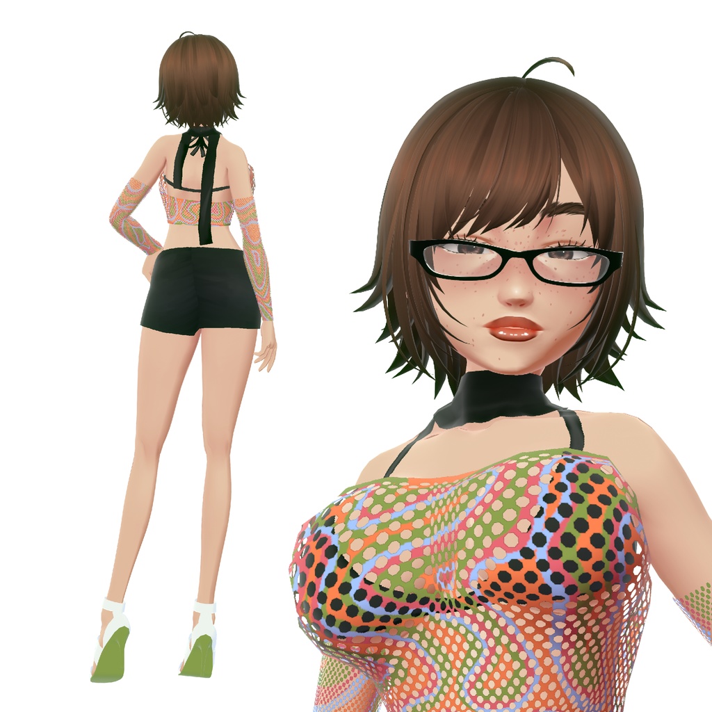Free California Beach Girl VRoid Base