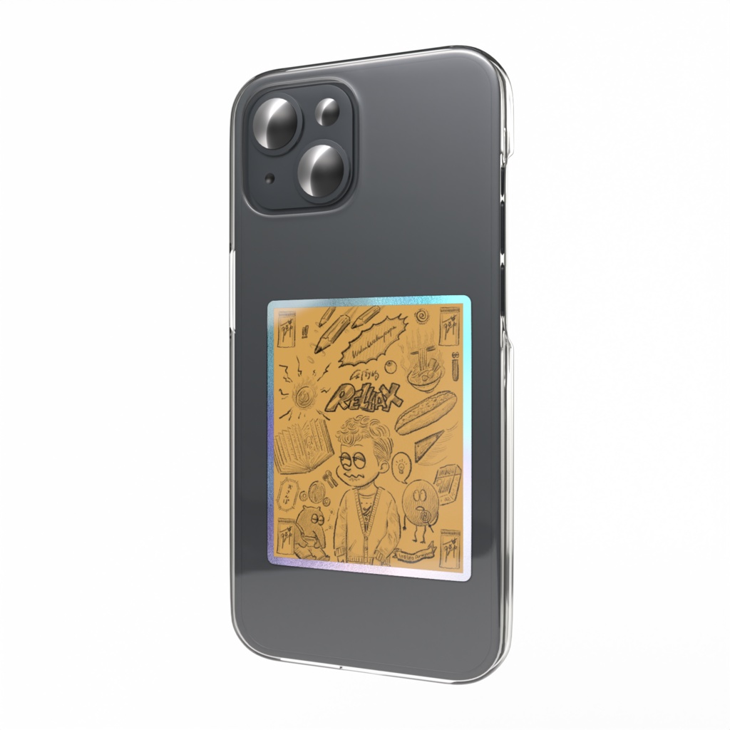 「圧倒的Relax」オーロラステッカー