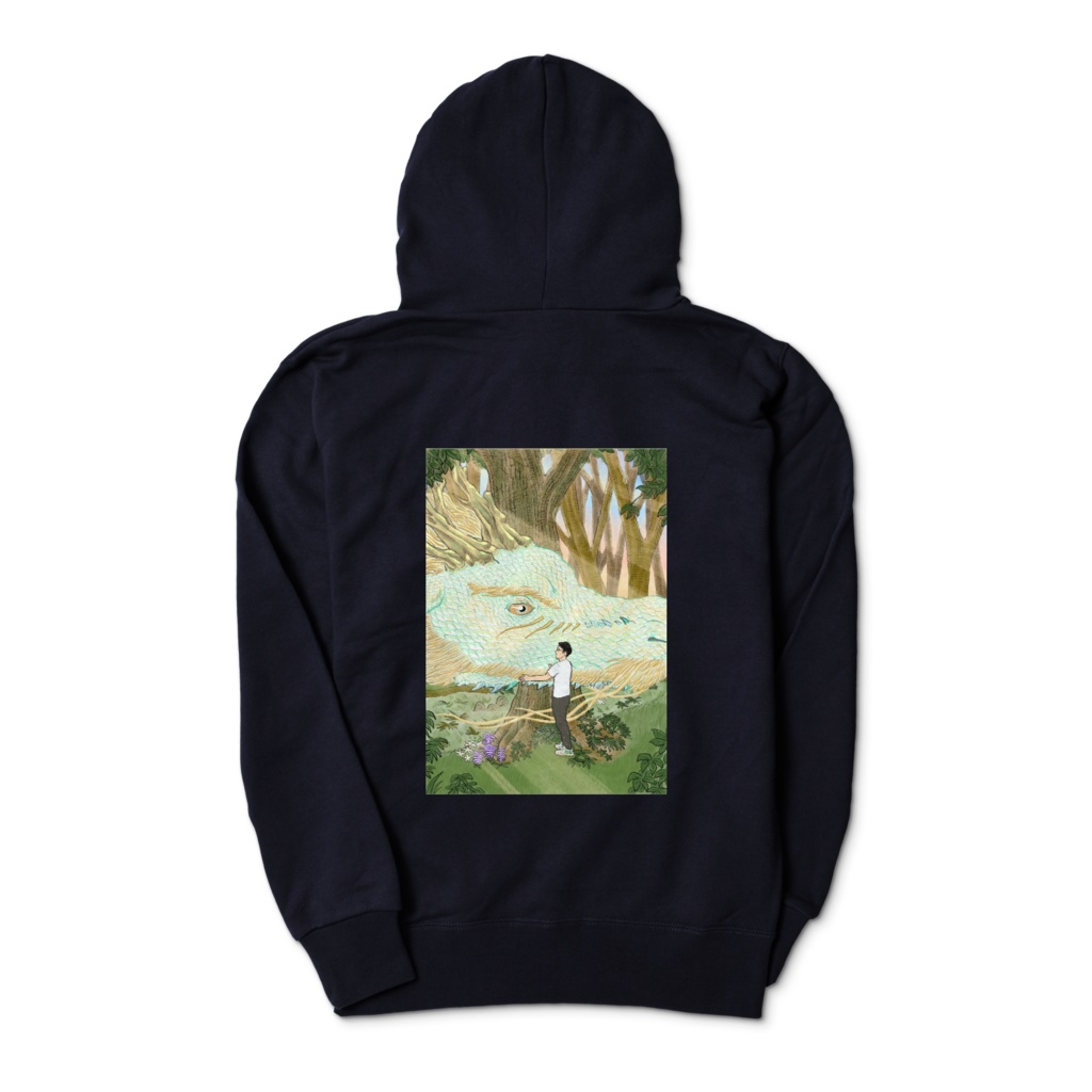 「視師吾流」×「白慈金蛇」パーカー