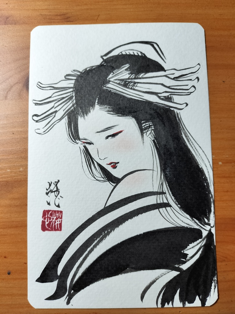 ESPY 原画 墨絵】原画販売