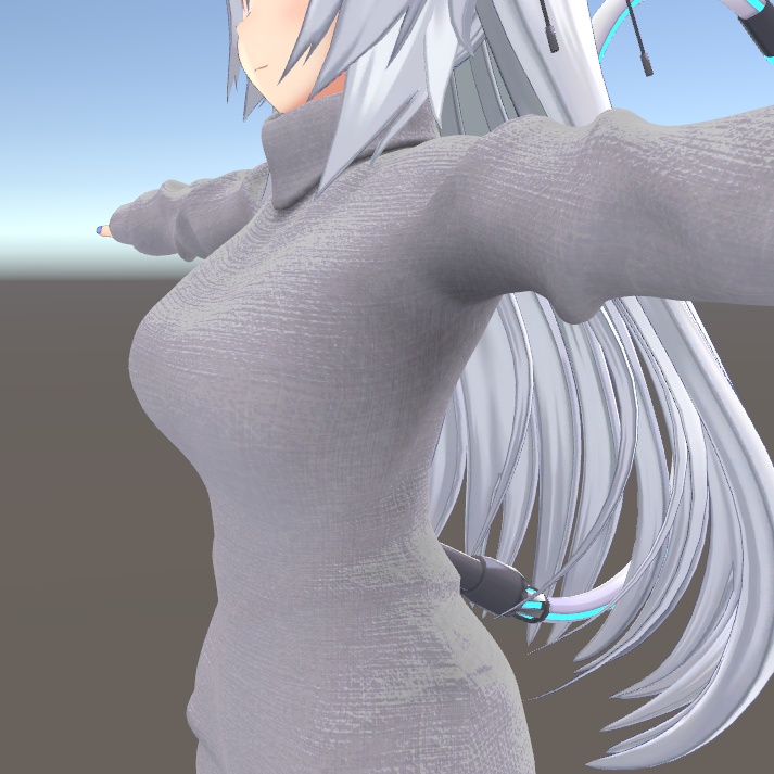 【FLASTOREアバター用】Sweater One-piece dress