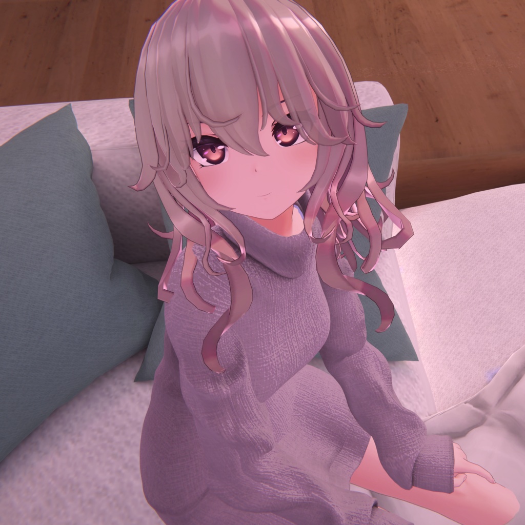 【FLASTOREアバター用】Sweater One-piece dress