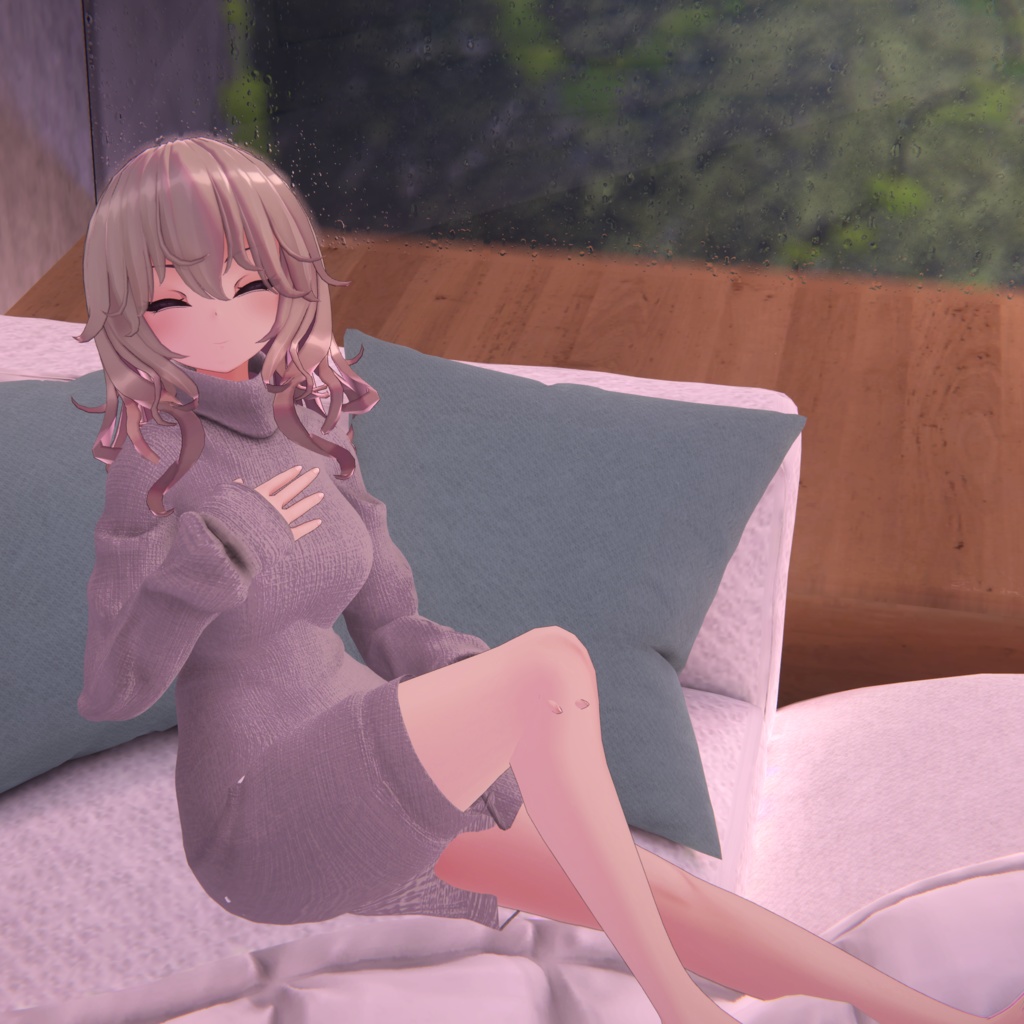 【FLASTOREアバター用】Sweater One-piece dress