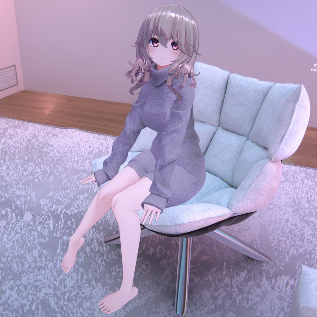 【FLASTOREアバター用】Sweater One-piece dress