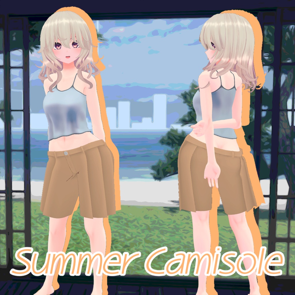 【FLASTOREアバター用】Summer Camisole