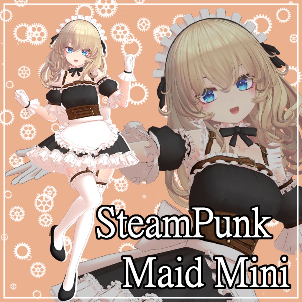 【FLASTOREアバター用】Steam Punk Maid Mini