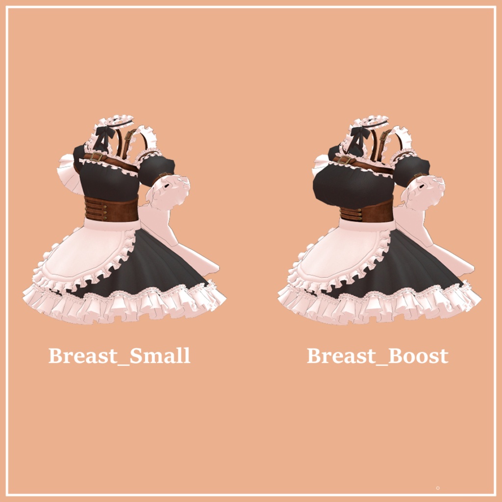 【FLASTOREアバター用】Steam Punk Maid Mini