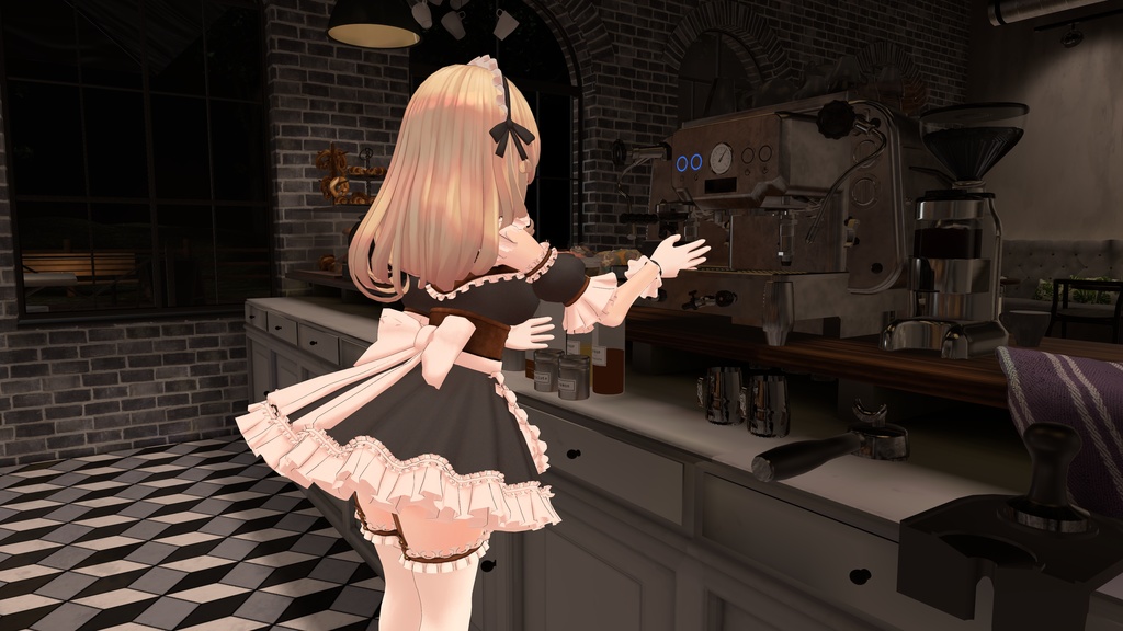 【FLASTOREアバター用】Steam Punk Maid Mini