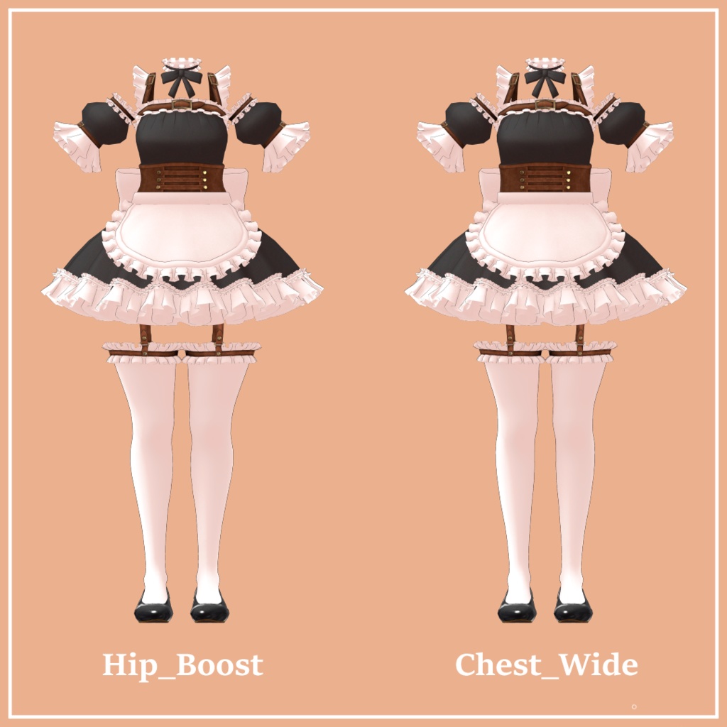 【FLASTOREアバター用】Steam Punk Maid Mini