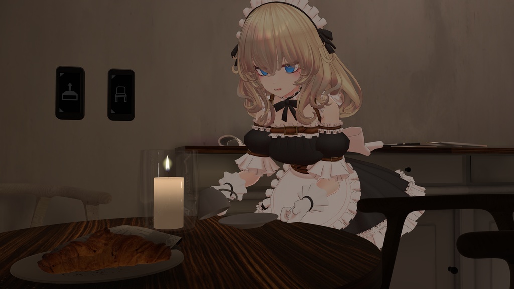 【FLASTOREアバター用】Steam Punk Maid Mini