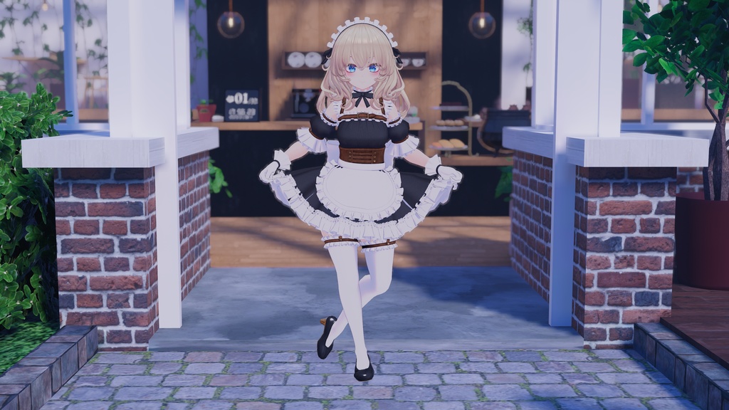 【FLASTOREアバター用】Steam Punk Maid Mini