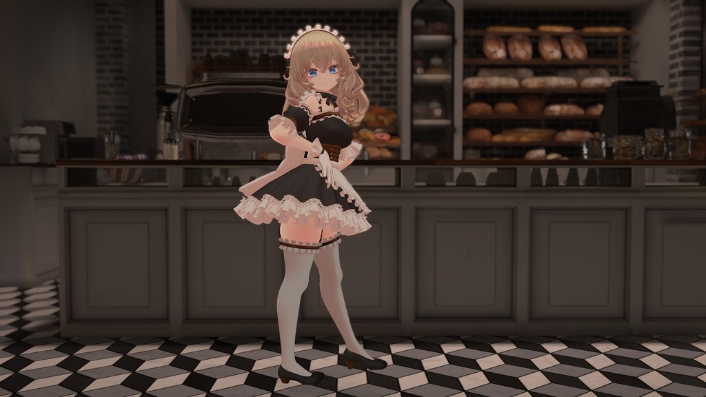 【FLASTOREアバター用】Steam Punk Maid Mini