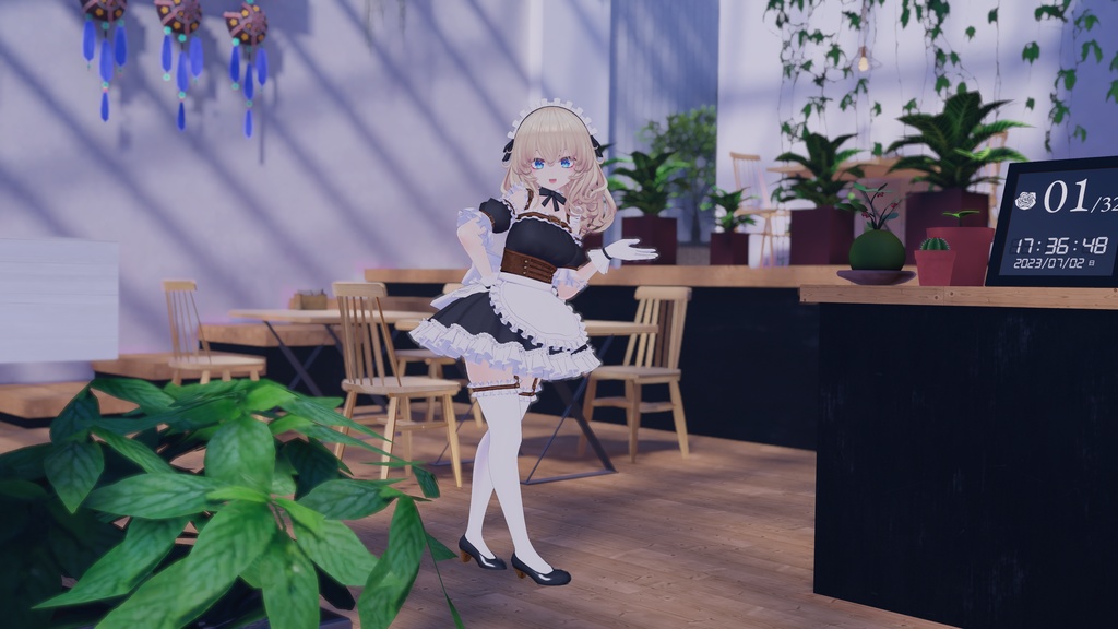 【FLASTOREアバター用】Steam Punk Maid Mini