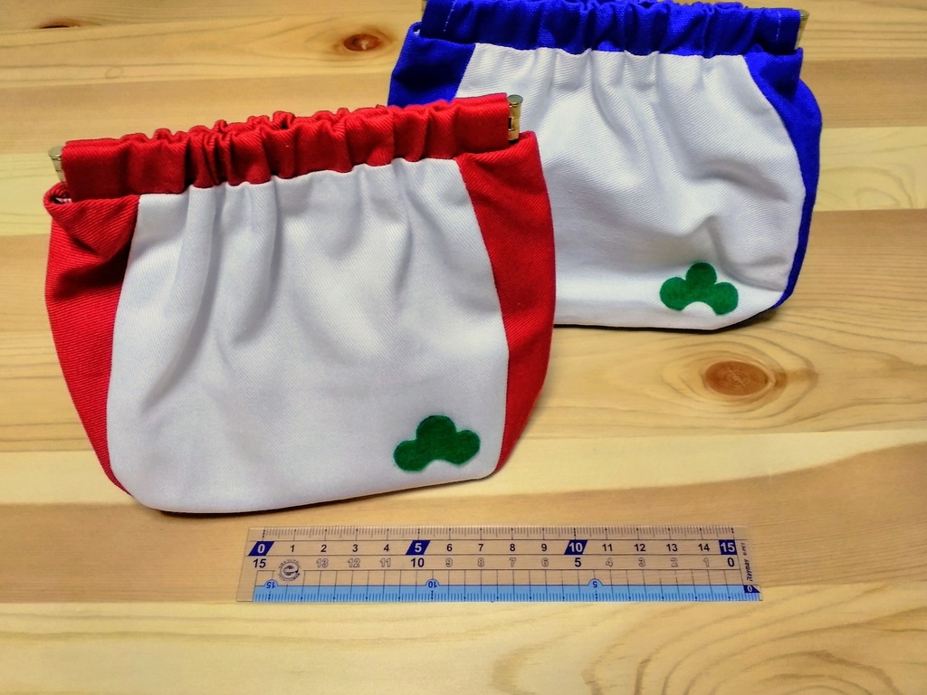 むつごのパーカーポーチ(ラグラン)