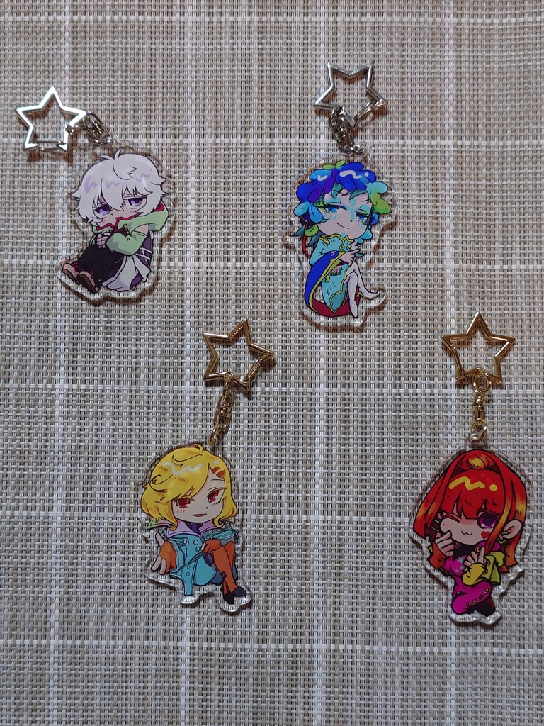 乗員リバーシブルアクリルキーホルダー