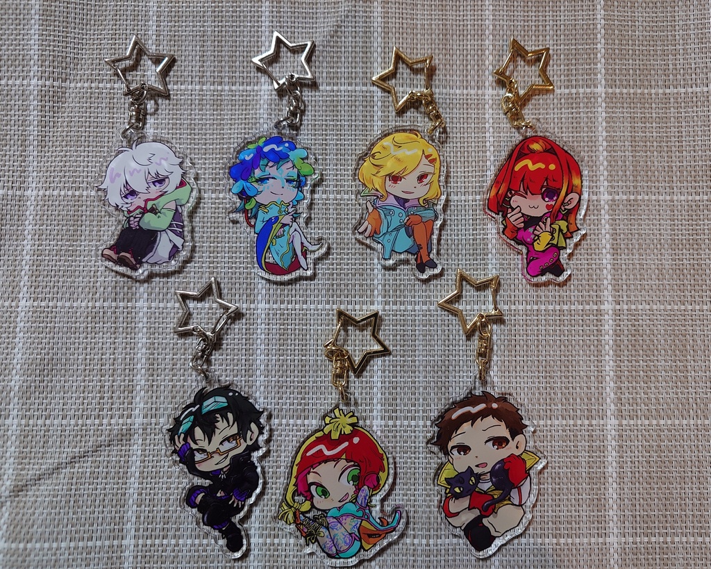 乗員リバーシブルアクリルキーホルダー