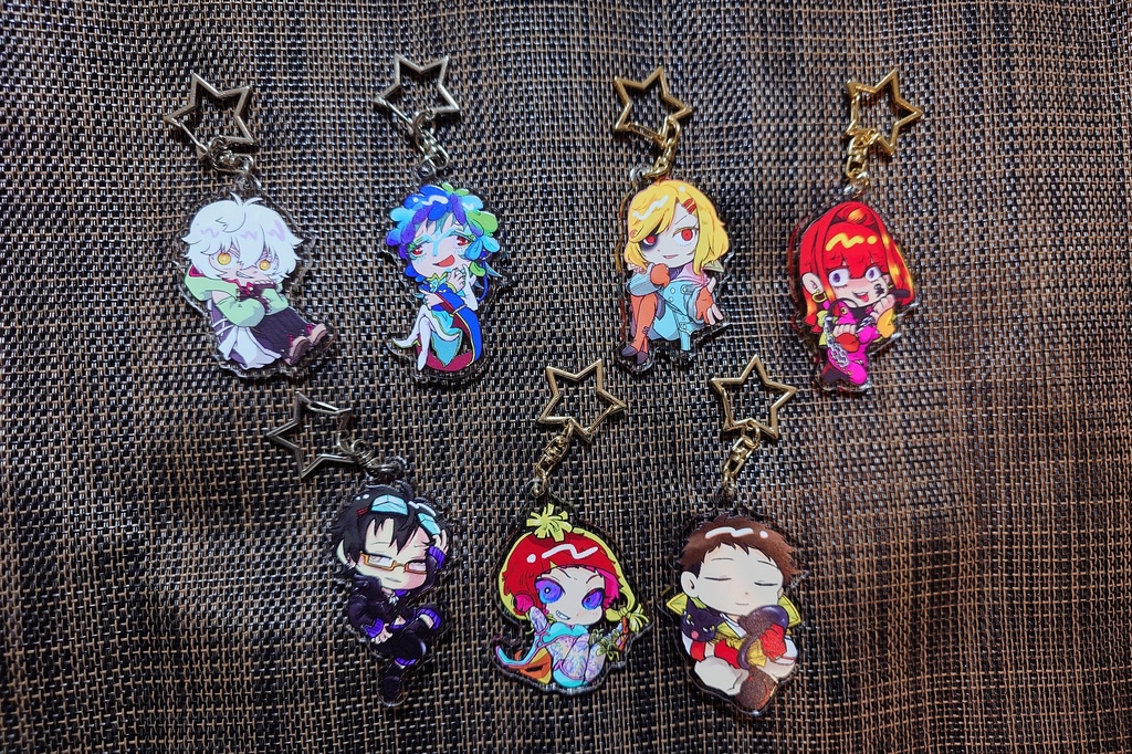 乗員リバーシブルアクリルキーホルダー