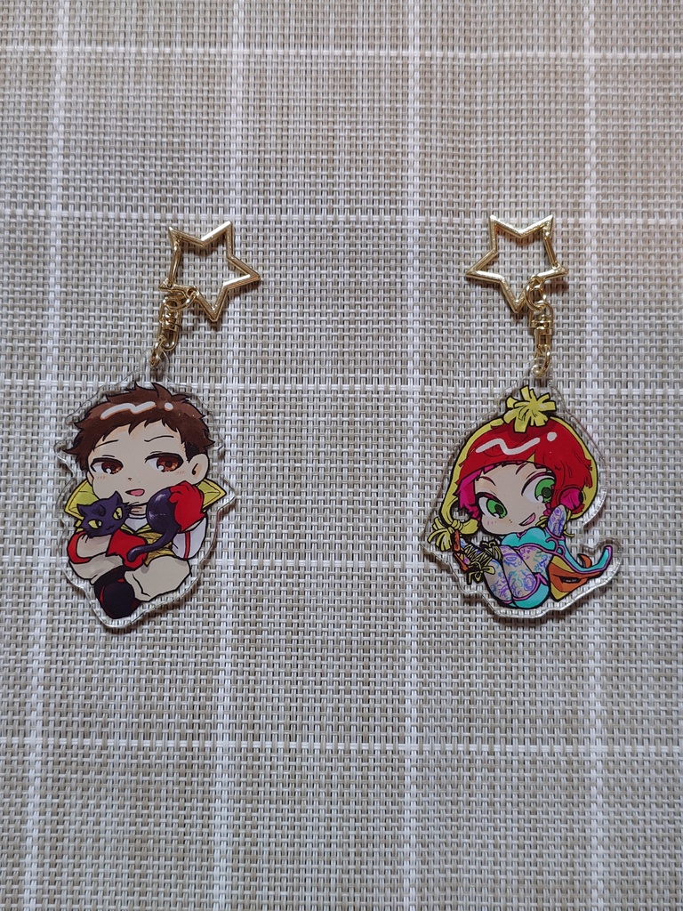 乗員リバーシブルアクリルキーホルダー(シピ、コメット)
