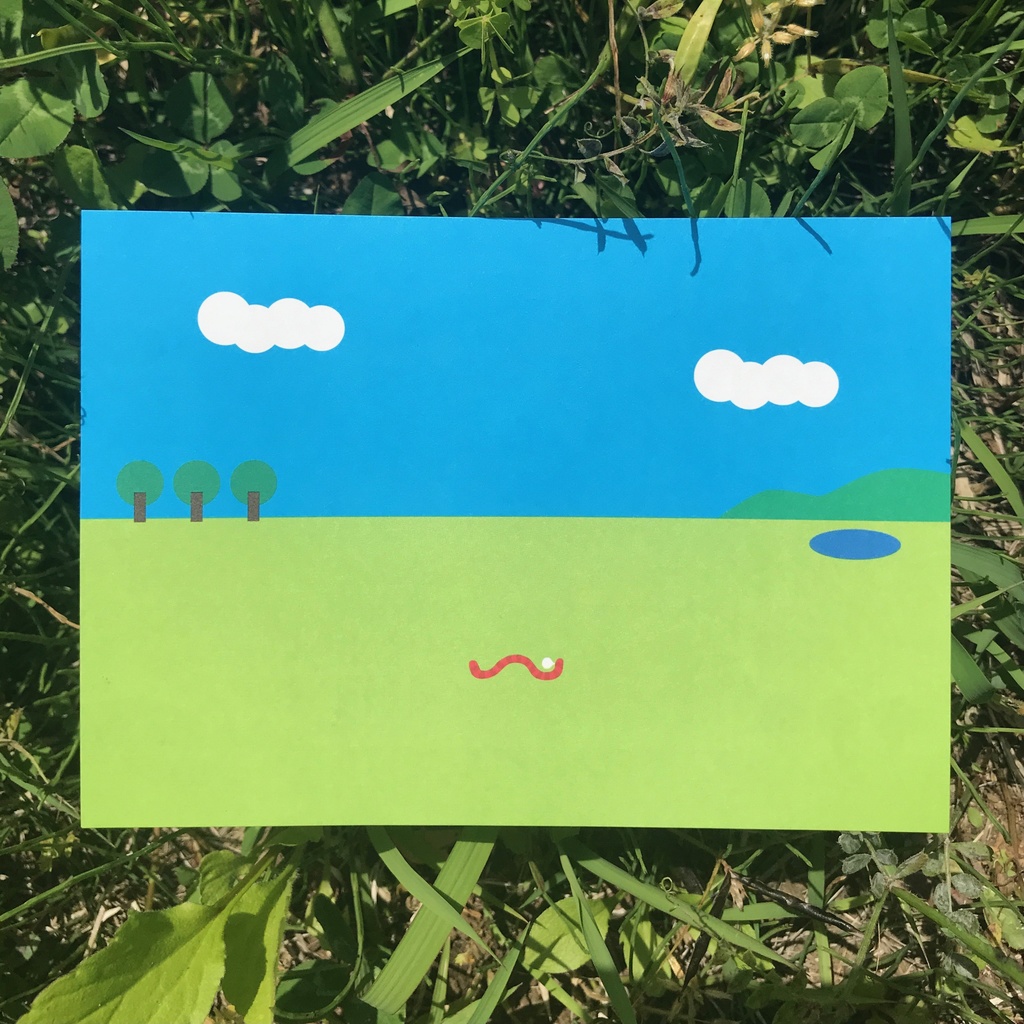 ミニレターペーパー01(すきなもの/かんばん)