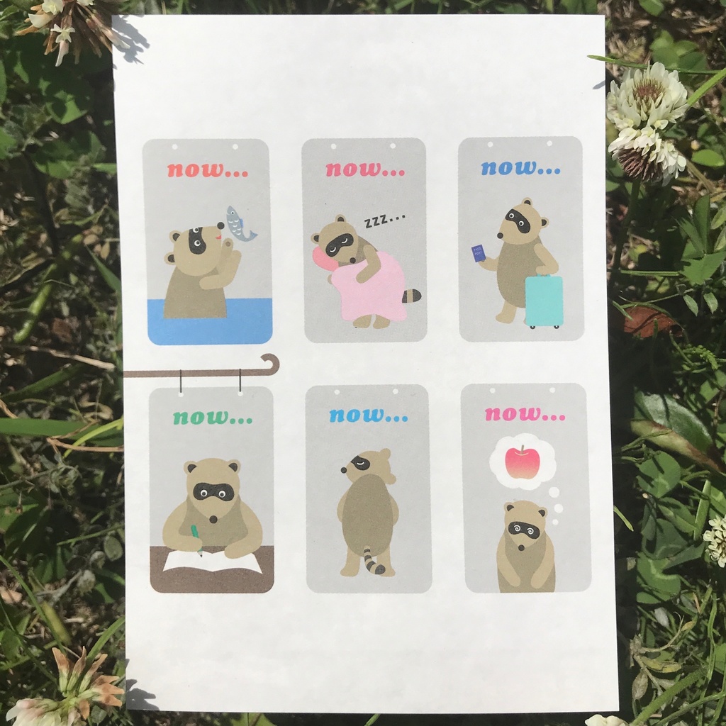 ミニレターペーパー01(すきなもの/かんばん)