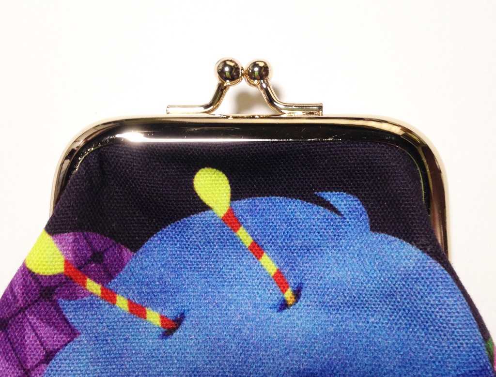 【ラス1】あじさい売り少年のがま口ポーチ