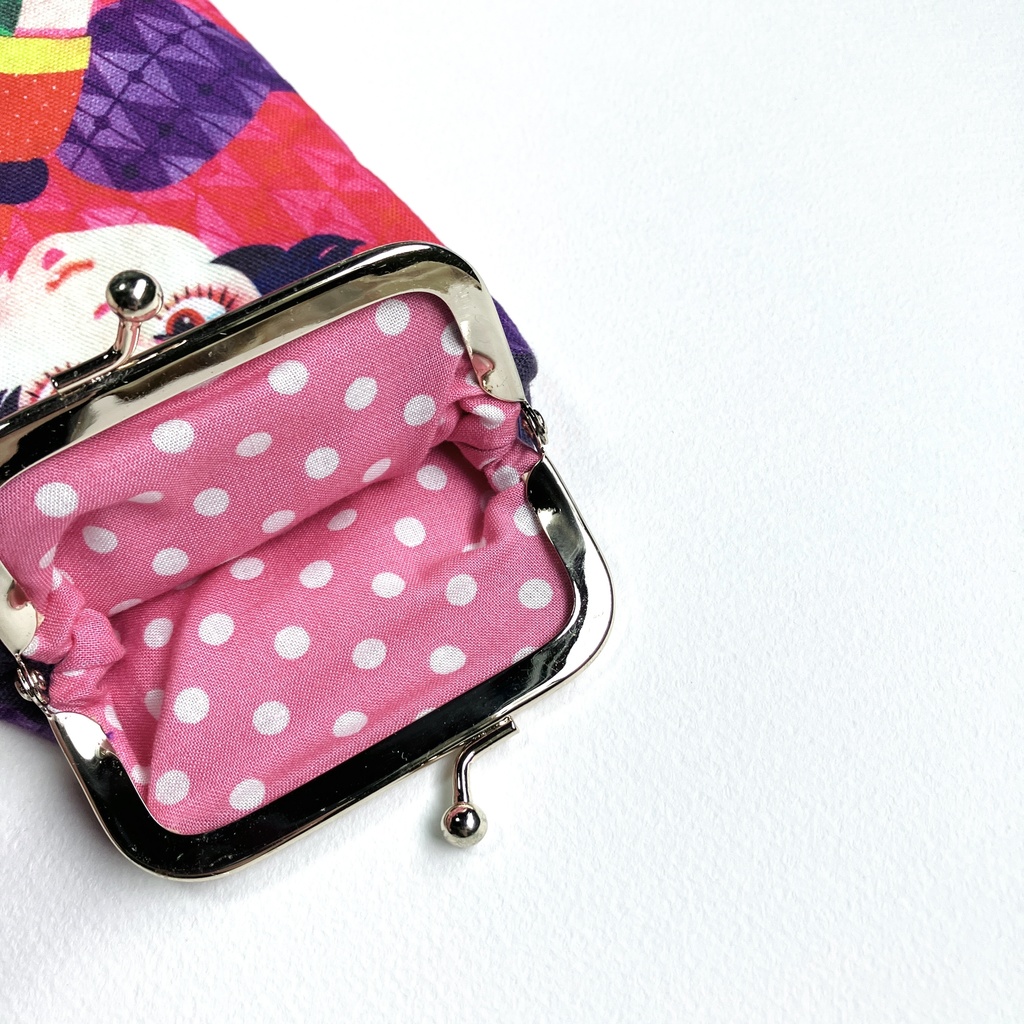 【ラス1】あじさい売り少年のがま口ポーチ