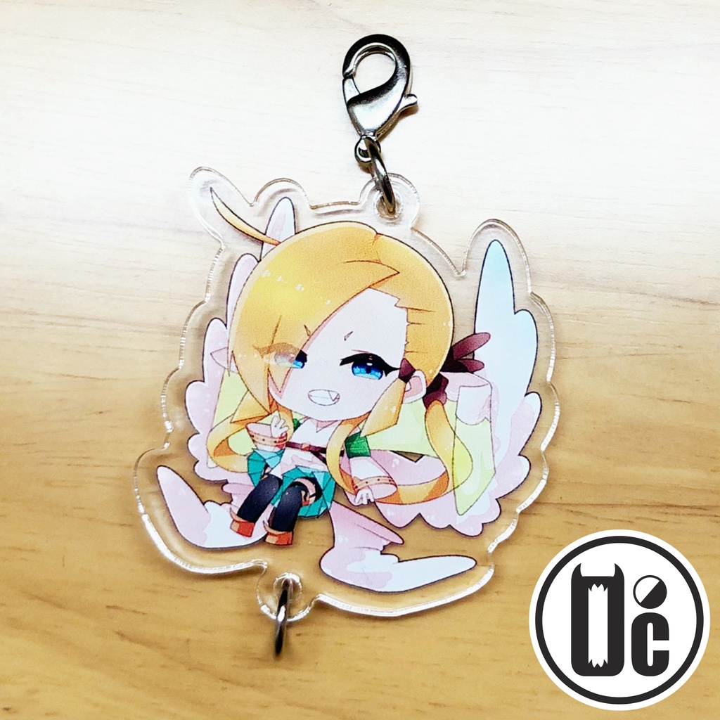 ラファエル 連結アクリルキーホルダー ポストカード付き ろぴ屋 Booth