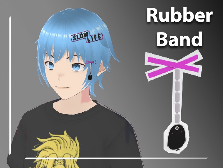 Rubber Band Emo "Dark Spirit" [.fbx]