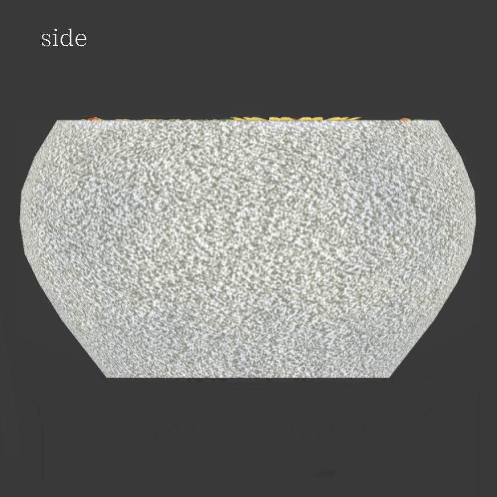 向日葵の花手水