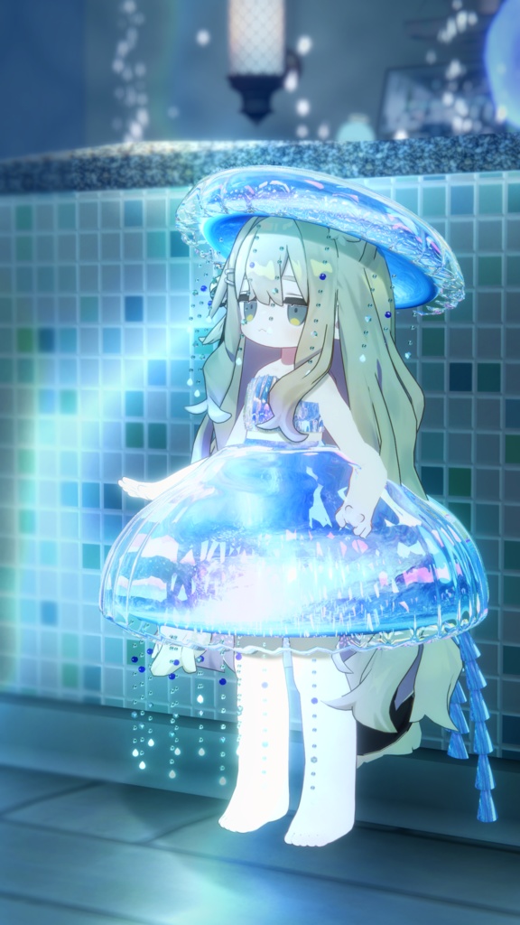 【3D衣装モデル】『海月のお散歩』🫧🪼