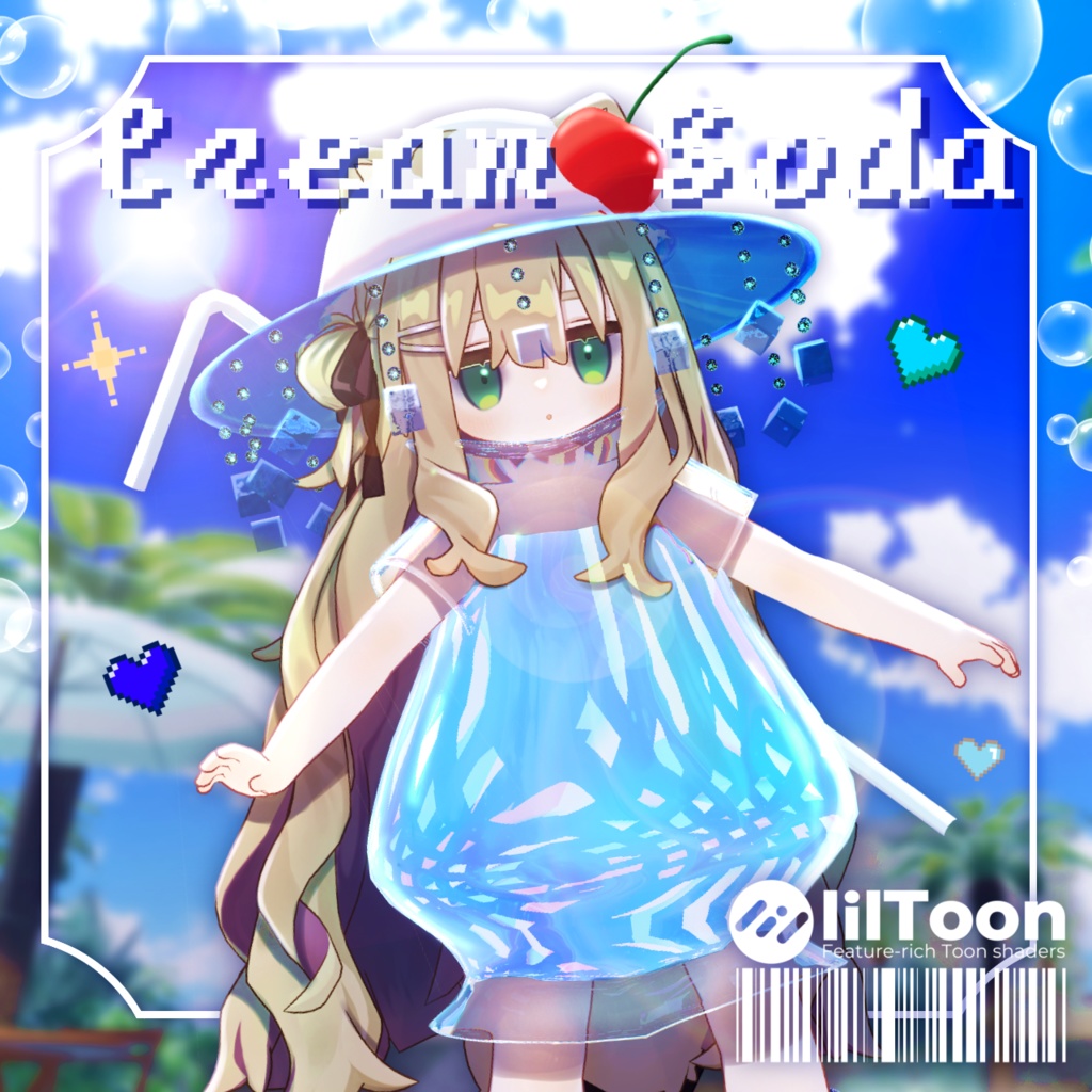 【3D衣装モデル】ⅭreamSoda