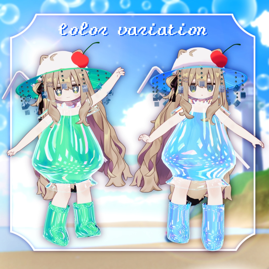 【3D衣装モデル】ⅭreamSoda