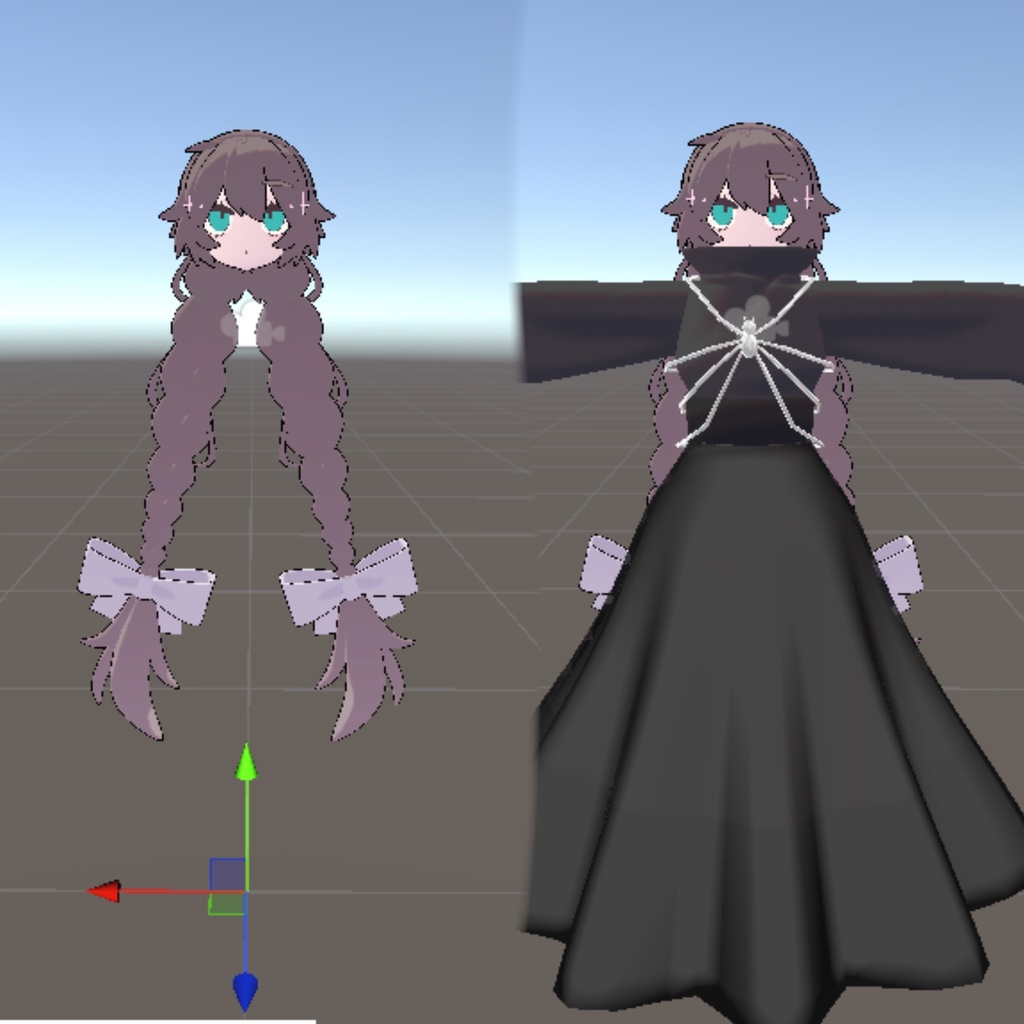 【3Ⅾ衣装】Ghooost (全対応)